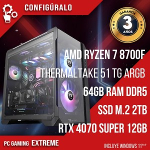 TrendingPC AMD Ryzen 7 8700F - RTX 4070 super 12gb Coruscant