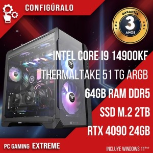 PC Gaming Intel Core I9 14900KF - NVIDIA RTX 4090 24gb Malachor