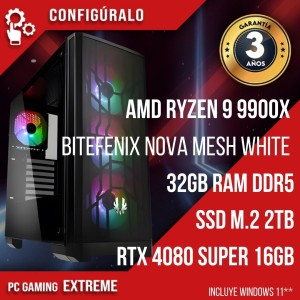 PC Gaming AMD  ryzen 9 9900X– RTX 4080 SUPER Hapes Consortium