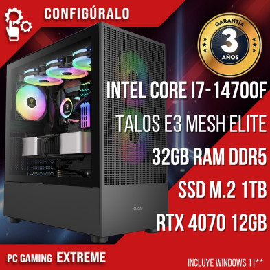 PC Gaming Intel Core i7-14700F - RTX 4070 12gb Pijal