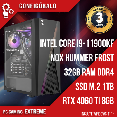PC Gaming Intel Core i9-11900KF - RTX 4060 Ti 8GB Corellia