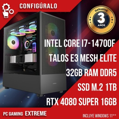 PC Gaming Intel Core i7-14700F - RTX 4080 SUPER 16gb Subterrel