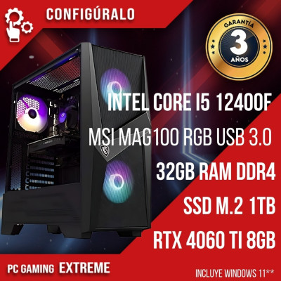 TrendingPC Hoth Intel Core I5 12400F -  NVIDIA RTX 4060 TI 8gb