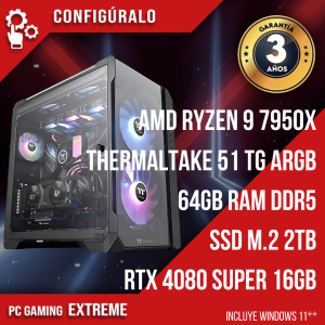 PC Gaming AMD Ryzen 9 7950X - RTX 4080 SUPER 16GB Sullust