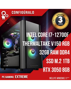 PC GamingIntel Core i7-12700F - RTX 3050 8gb Rishi