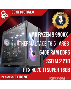 TrendingPC Kamino Amd Ryzen 9 9900X - NVIDIA RTX 4070 TI Super 16gb