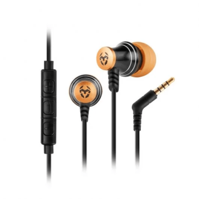 Krom Kinear Auriculares Gaming Intrauditivos Negro/Naranja