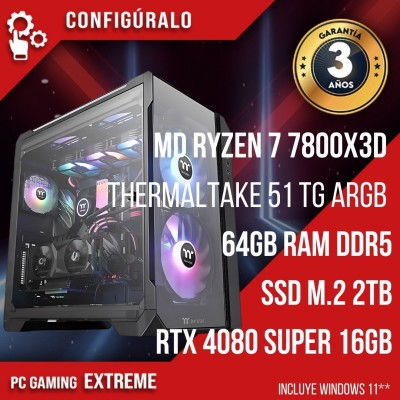 PC Gaming  AMD Ryzen 7 7800X3D - NVIDIA RTX 4080 Súper 16gb Arvala-7