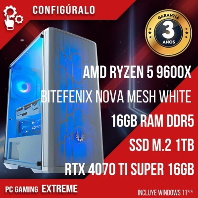 PC Gaming AMD Ryzen 5 9600x– RTX 4070Ti SUPER Iridium