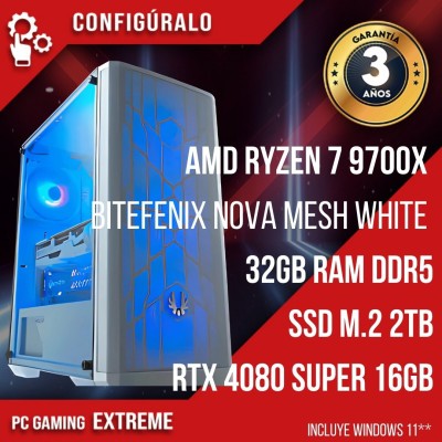 PC Gaming AMD Ryzen 7 9700x – RTX 4080 SUPER Borleias