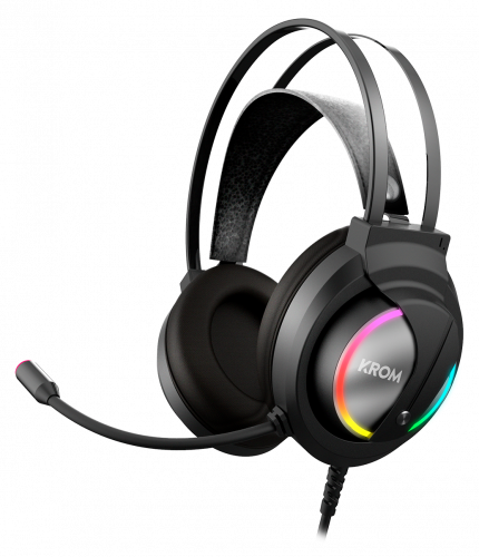 Auriculares Diadema Negro Krom Kappa - TrendingPC