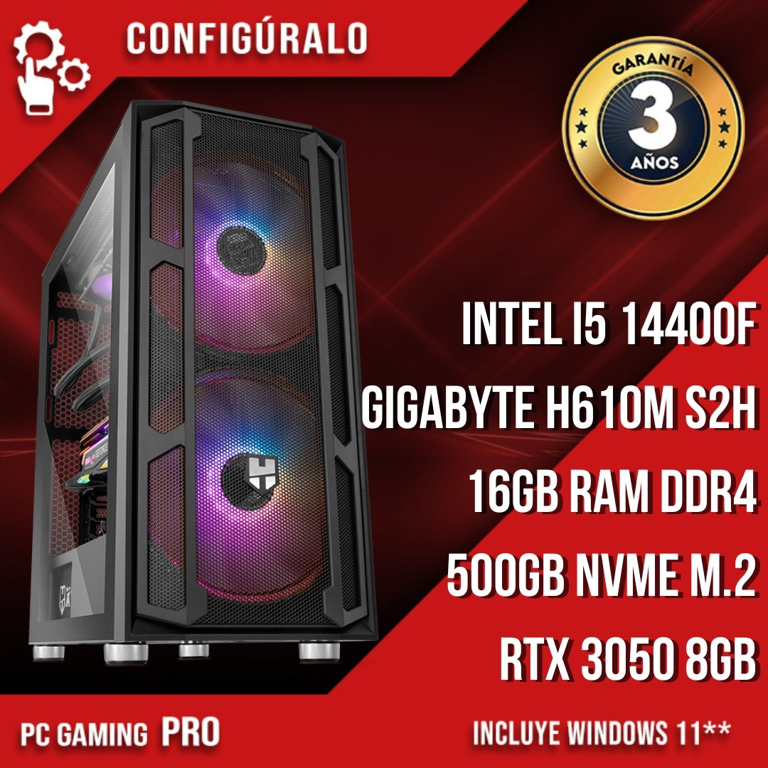 Pc Gaming Completo Intel Core i5-12400F/RTX 3050