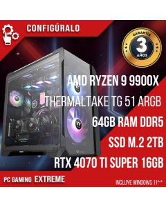 TrendingPC Kamino Amd Ryzen 9 9900X - NVIDIA RTX 4070 TI Super 16gb