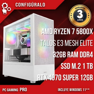 PC Gaming AMD Ryzen 7 5800X - RTX 4070 SUPER Jakku