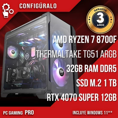 PC Gaming AMD Ryzen 7 8700F - RTX 4070 super 12gb Kaller