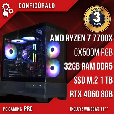 PC Gaming AMD Ryzen 7 7700X - RTX 4060 Umbara