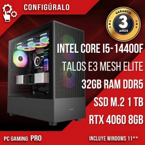 PC Gaming Intel Core i5-14400F - RTX 4060 8 gb Andor