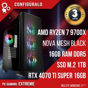 PC Gaming AMD Ryzen 7 9700x – RTX 4070Ti SUPER 16gb Tatooine