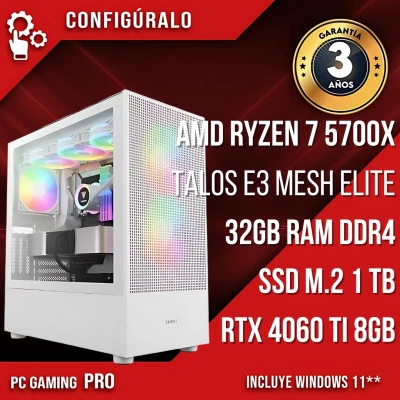 PC Gaming AMD Ryzen 7 5700X - RTX 4060 Ti 8gb Batuu