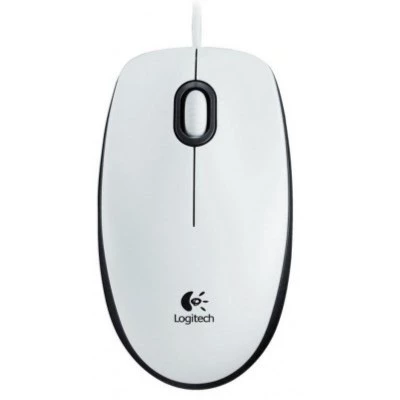 Logitech B100 Ratón Blanco OEM