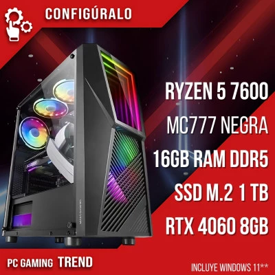 PC Gaming Ryzen 5 7600 – RTX 4060 8gb Niamos